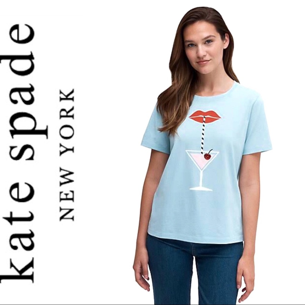 NWT  Kate Spade Cocktail Hour Tee
